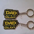 Móc khóa in 3D Galaxy's Best Dad - Quà tặng ý nghĩa cho cha - Thumbnail 3