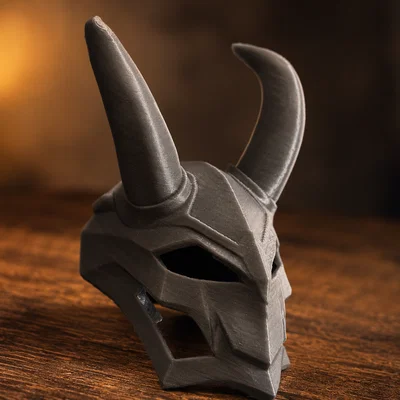Maschera Demoniaca Cornuta – Mặt nạ quỷ có sừng (Fantasy Geometric)