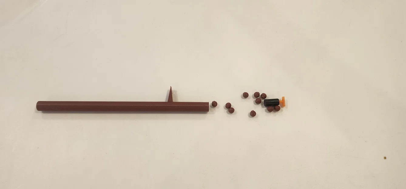 Pea Shooter – Đồ chơi bắn hạt in 3D mini - Image 1