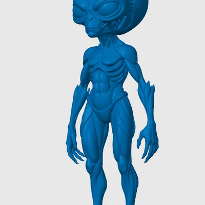 Mô hình in 3D người ngoài hành tinh Alien cực chi tiết và sắc nét