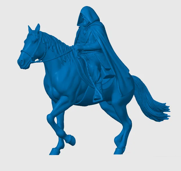 Mô hình 3D Dustbound Rider - Kỵ sĩ bí ẩn cưỡi ngựa cực chất - Image 2