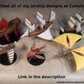 Miniature Tàu Wasp Ship Spelljammer từ DnD - Thumbnail 6