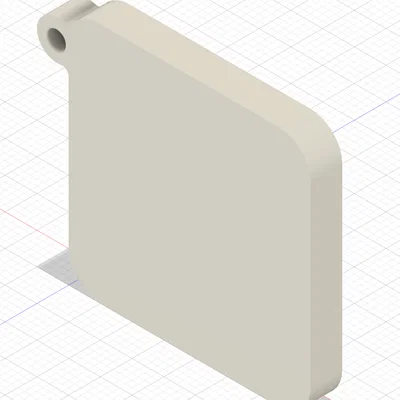 Móc khóa/Tag NFC trống 5mm (Blank 5mm NFC Keychain / Tag)