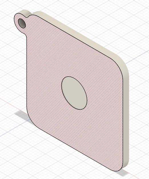 Móc khóa/Tag NFC trống 5mm (Blank 5mm NFC Keychain / Tag) - Image 3