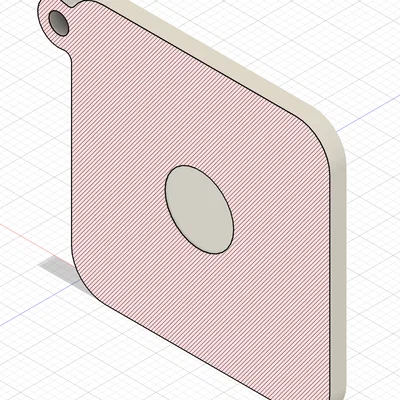 Móc khóa/Tag NFC trống 5mm (Blank 5mm NFC Keychain / Tag)