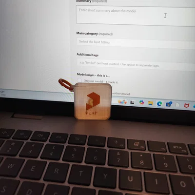 Móc khóa/Tag NFC trống 5mm (Blank 5mm NFC Keychain / Tag)