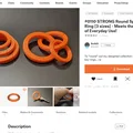 Vòng móc khóa mini (Split Key Ring) thiết kế nhỏ gọn - Thumbnail 4