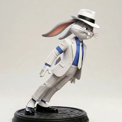 BUGGS JACKSON – Thỏ Cartoon 3D Print Dáng Nhảy Sân Khấu