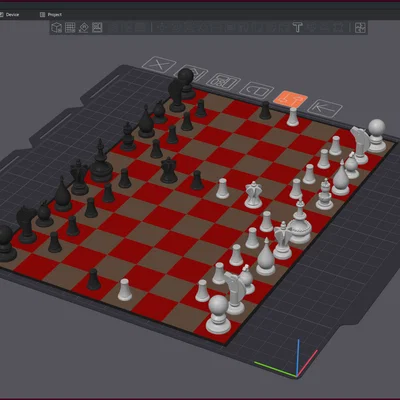 Bộ cờ Courier Chess du hành – trò trung cổ, cỡ gọn mang theo