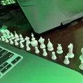 Bộ cờ Courier Chess du hành – trò trung cổ, cỡ gọn mang theo - Thumbnail 3