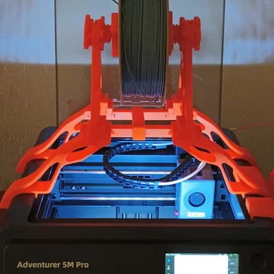 Giá treo cuộn filament gắn trên cho ADM5 Pro (Top mounted Spool Holder)