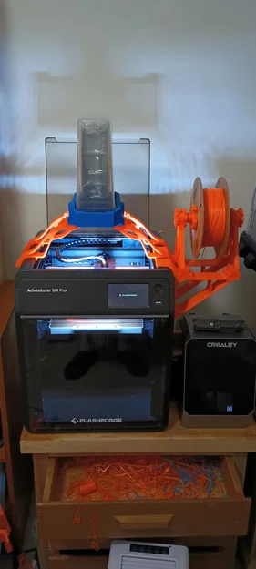 Giá treo cuộn filament gắn trên cho ADM5 Pro (Top mounted Spool Holder) - Image 3