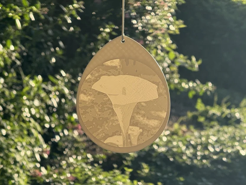 S33D — LUMEN — LumenBell — Chuông gió lithophane Lilly Bell - Image 2
