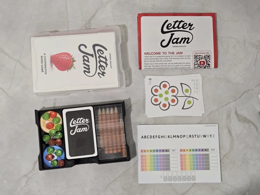 Insert khay Photo Caddy cho board game Letter Jam - Image 1