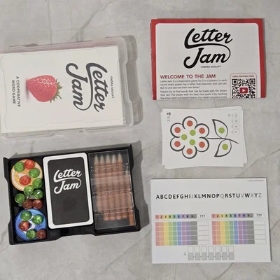 Insert khay Photo Caddy cho board game Letter Jam