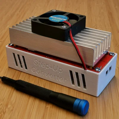 Vỏ bảo vệ cho bộ tăng áp DC-DC (Step-Up Converter) tiện dụng