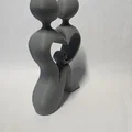 Love – Tượng đôi tình nhân tạo hình trái tim - Thumbnail 2