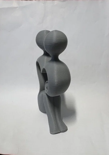 Love – Tượng đôi tình nhân tạo hình trái tim - Image 3