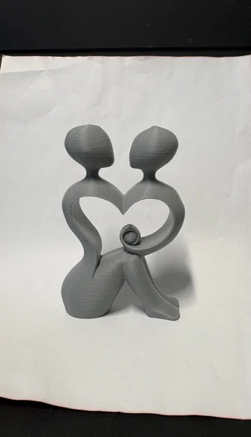 Love – Tượng đôi tình nhân tạo hình trái tim - Image 4