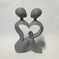 Love – Tượng đôi tình nhân tạo hình trái tim - Thumbnail 4