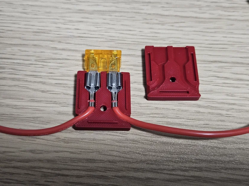 Ngàm giữ cầu chì lá ô tô inline ngắn (Short inline automotive blade fuse holder) - Image 2