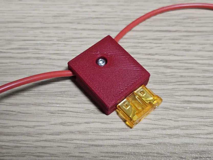 Ngàm giữ cầu chì lá ô tô inline ngắn (Short inline automotive blade fuse holder) - Image 3