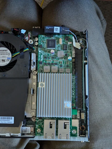 Khung gắn card mạng SuperMicro AOC-STG-i2T cho Lenovo Tiny - Image 2