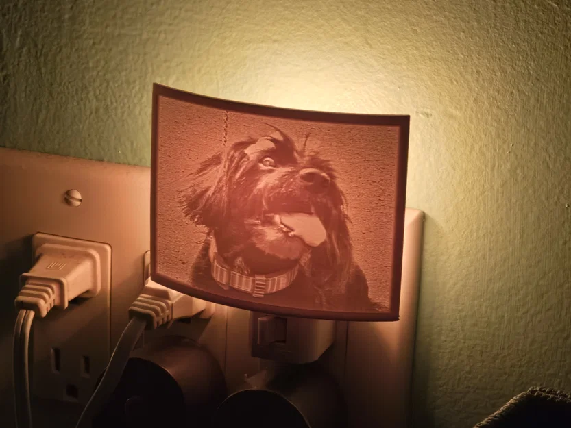 Giá đỡ lithophane phát sáng (kèm hướng dẫn) - Image 1