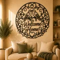 Tranh treo tường 2D Welcome Home Floral Birds - Thumbnail 1
