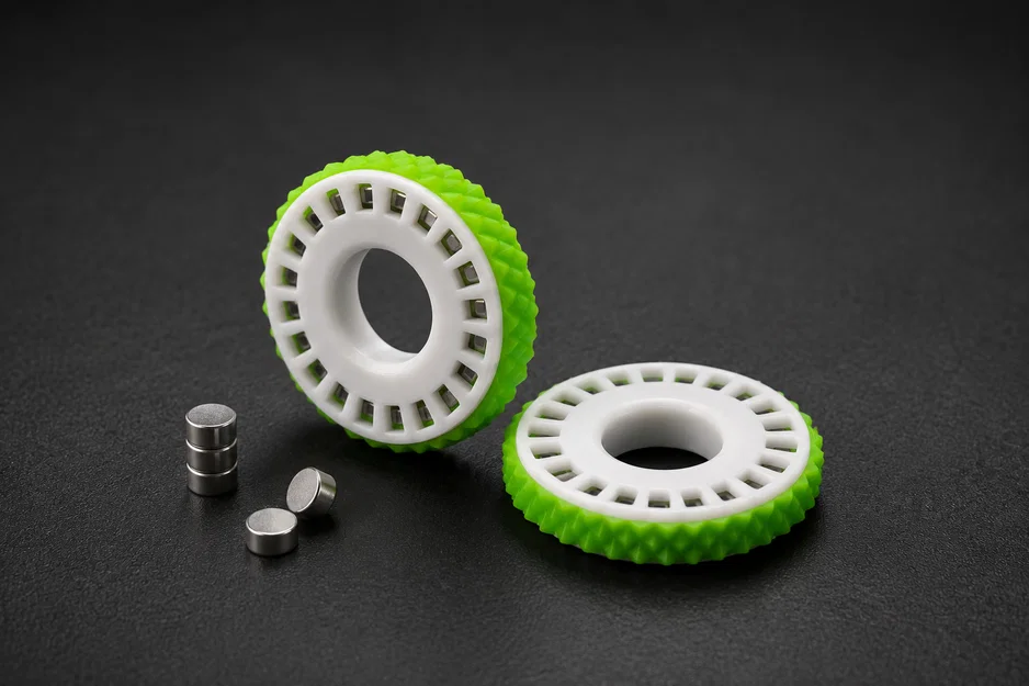 Nhẫn Fidget Nam Châm Siêu Êm – Không Ball Bearing - Image 2