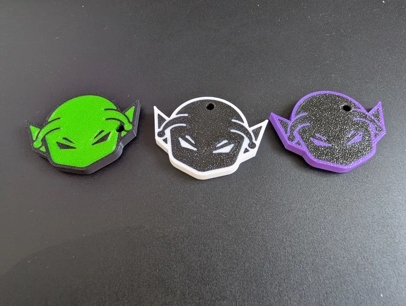 Mẫu in 3D móc khóa Piccolo (Dragon Ball Z) cá tính và ấn tượng - Image 4