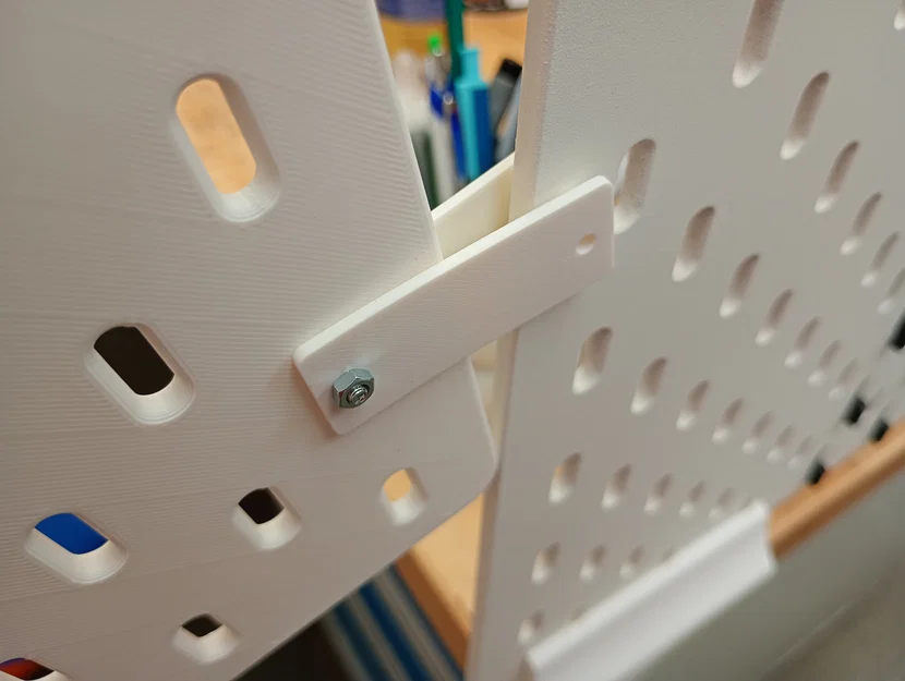 Khớp nối bảng IKEA Skadis (IKEA Skadis board connector) - Phụ kiện in 3D - Image 3