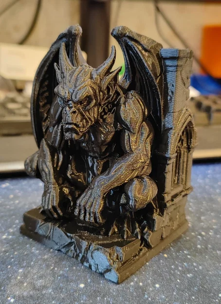 Tượng Gargoyle Cánh Gấp - Mô hình trang trí phong cách Gothic 3D - Image 3