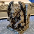 Tượng Gargoyle Cánh Gấp - Mô hình trang trí phong cách Gothic 3D - Thumbnail 4
