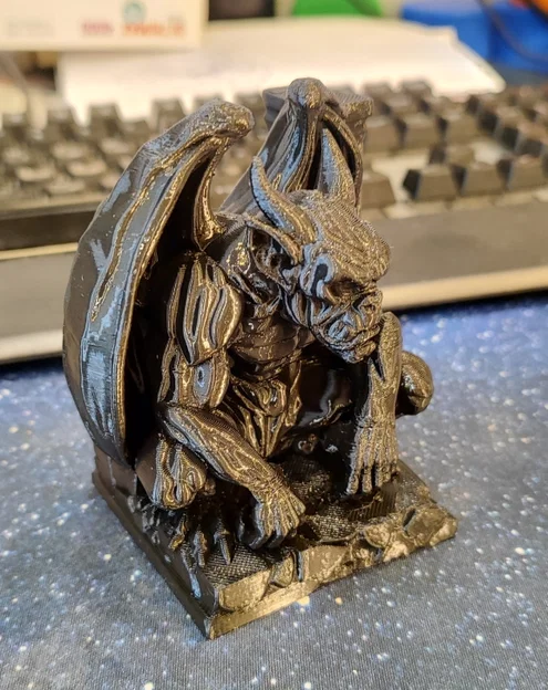 Tượng Gargoyle Cánh Gấp - Mô hình trang trí phong cách Gothic 3D - Image 5