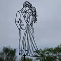 Tranh Treo Tường 2D Silhouette Cặp Đôi Lãng Mạn - Thumbnail 3