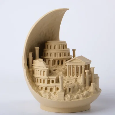 Tượng Trăng Lưỡi Liềm Tàn Tích La Mã (Roman Ruins Crescent Moon Sculpture)
