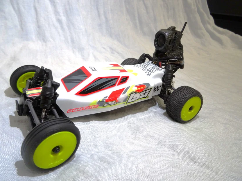 Losi Micro B FPV – Ngàm/adapter gắn canopy FPV cho xe RC - Image 1