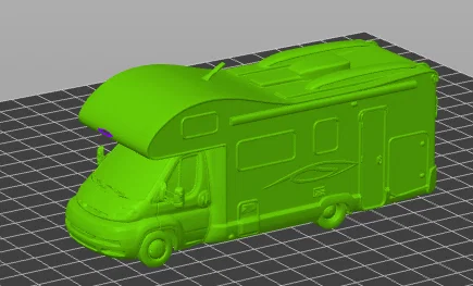 Mô hình xe cắm trại Rimor Europeo 6 - File in 3D chi tiết - Image 1