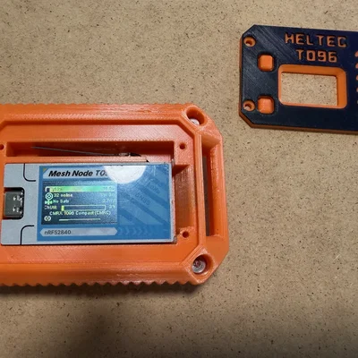 Vỏ Heltec Mesh Node T096/Heltec Wireless Tracker V2 cho pin lipo & anten trong