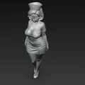 Mô hình cô y tá đeo kính (Sexy Nurse) - Tượng in 3D chi tiết cao - Thumbnail 4