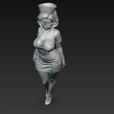 Mô hình cô y tá đeo kính (Sexy Nurse) - Tượng in 3D chi tiết cao