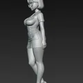 Mô hình cô y tá đeo kính (Sexy Nurse) - Tượng in 3D chi tiết cao - Thumbnail 5