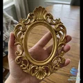 Khung Oval Vỏ Sò Baroque - Model 3D STL cho CNC & 3D Printing - Thumbnail 1