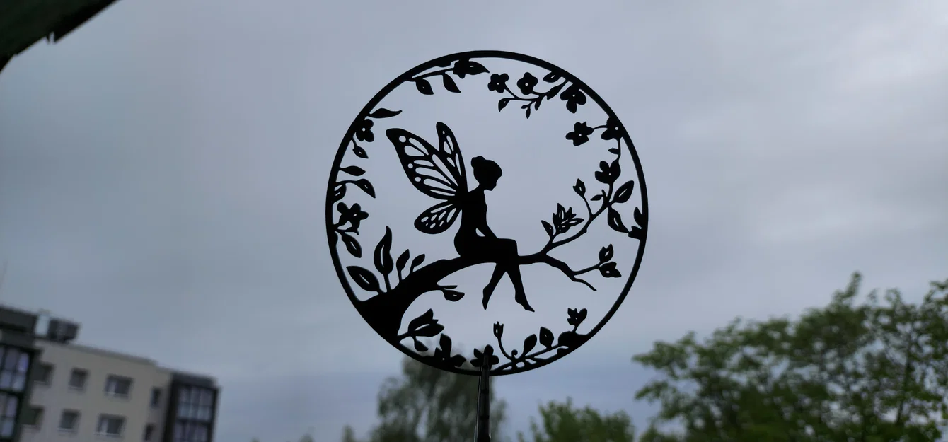Tranh Treo Tường 2D Fairy Silhouette (Fairy Silhouette 2D Wall Art) - Image 3