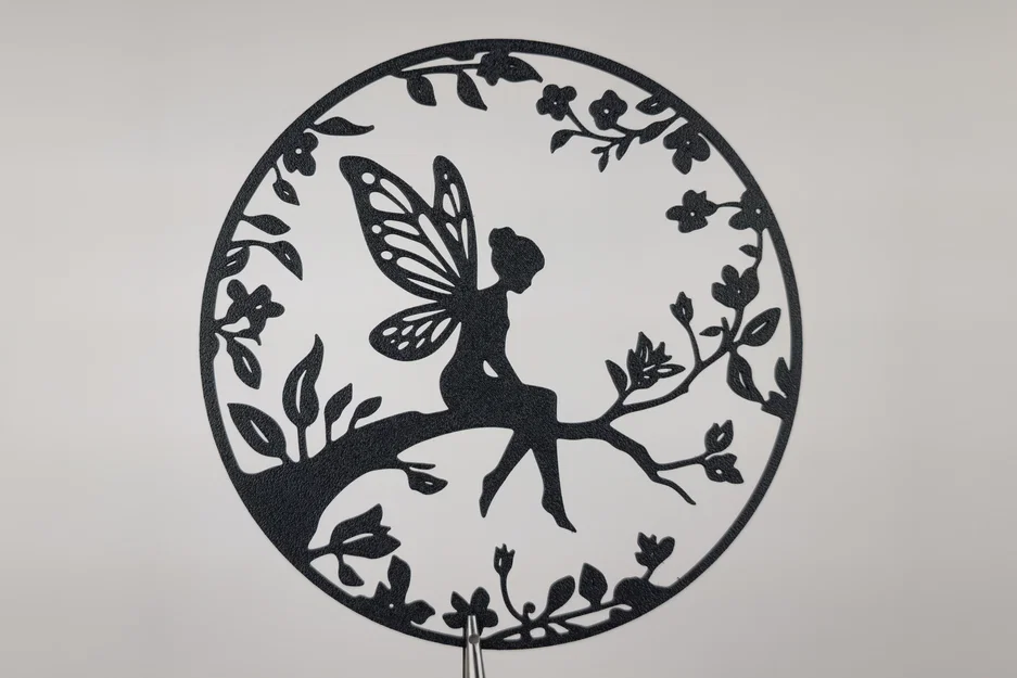Tranh Treo Tường 2D Fairy Silhouette (Fairy Silhouette 2D Wall Art) - Image 4