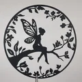Tranh Treo Tường 2D Fairy Silhouette (Fairy Silhouette 2D Wall Art) - Thumbnail 4
