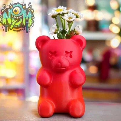 Bình hoa Kẹo Dẻo Gummy Bear Hết Hạn - Nomz