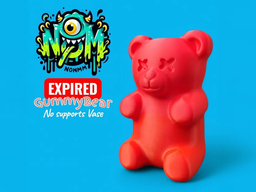 Bình hoa Kẹo Dẻo Gummy Bear Hết Hạn - Nomz - Image 2