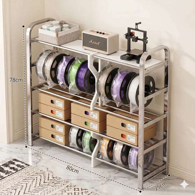 Bộ Chi Tiết Gia Cố Kệ Lưu Trữ Filament (Nâng Cấp Tiết Kiệm Chi Phí) - Image 1